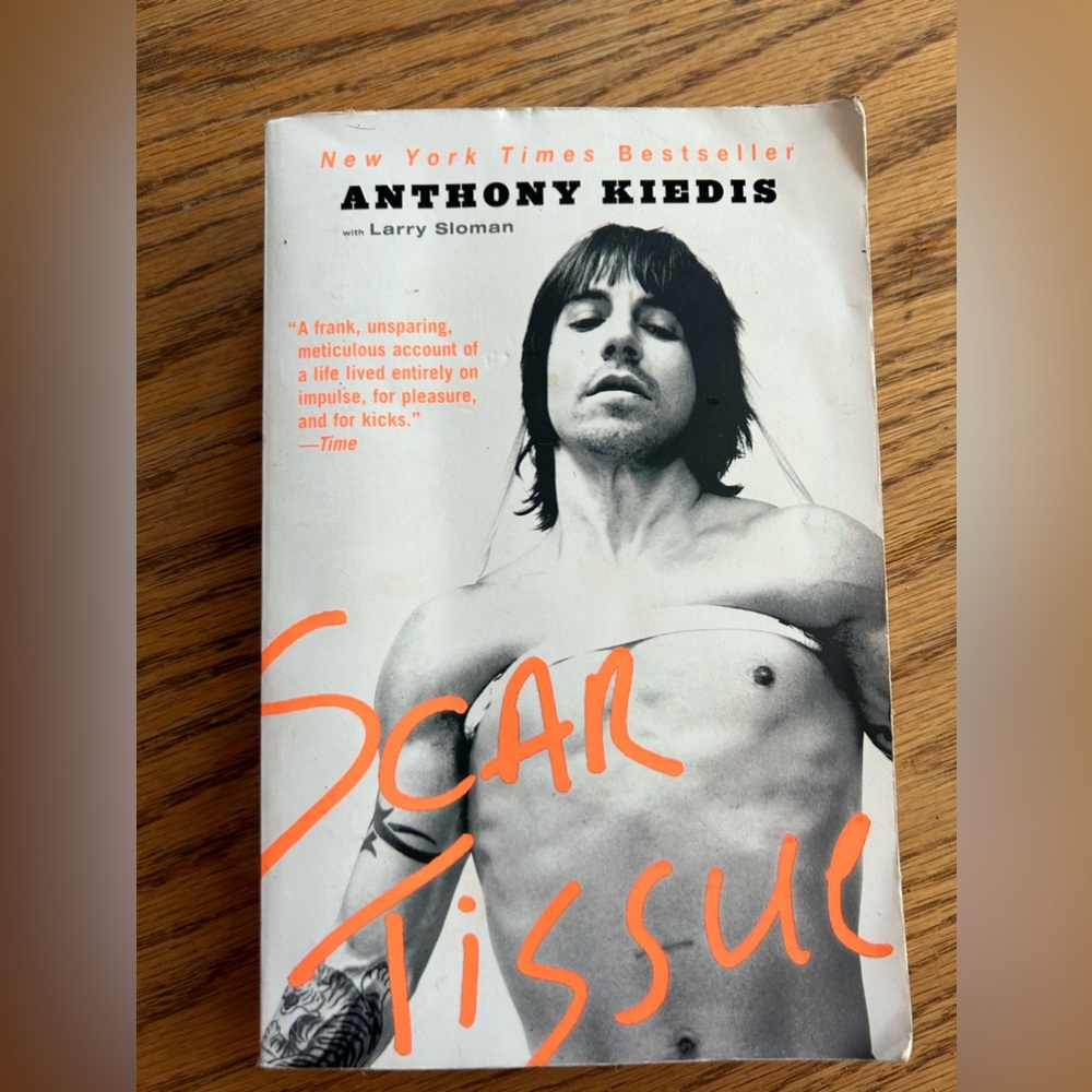 Scar Tissue, Anthony Kiedis Red Hot Chili Peppers book